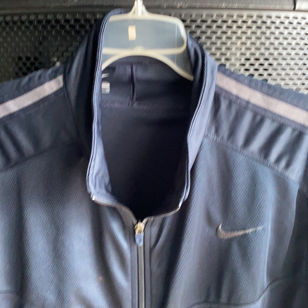 Nike Polyester Zip Up Lightweight Jacket Szxl - image 2